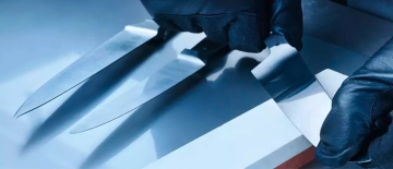 File knives sharpening for the cutlery industry